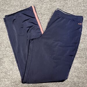 Champion Pants Women Medium Blue‎ Pink Track Joggers Athletic Running Sports